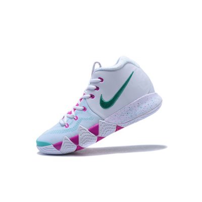 Nike Erkek Kyrie 4 Beyaz / Pembe / Nane Yeşil Basketbol Ayakkabısı Türkiye - 2K2W5XR8